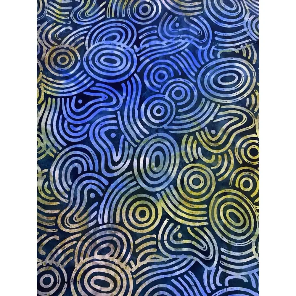 8 Batik Print Fabric Samples Lightweight Cotton 22